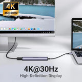 UGREEN Revodok USB C Hub HDMI 4K with PD Charge 100W Powered 5 in 1 USB C to USB 3.0 Adapter Compatible with iPhone 15 Plus Max MacBook Pro Air XPS Surface Pro 9GB iPad Pro Air Galaxy Tab S9 (15495) - Ugreen India