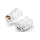 UGREEN RJ45 Connectors 100 - Pack, Network Connector for UTP Cat5/Cat5e Ethernet Cable, Gold - Plated 8P8C Modular Plugs for Reliable LAN Connection – (50246) - Ugreen India