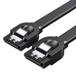 UGREEN SATA III 6Gbps Data Cable 0.5m, SATA 3.0 to SATA 3.0 Straight Connector with Secure Latch, High Speed HDD/SSD Hard Drive and Optical Drive Cable – Black (US217, 30796) - Ugreen India