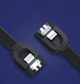UGREEN SATA III 6Gbps Data Cable 0.5m, SATA 3.0 to SATA 3.0 Straight Connector with Secure Latch, High Speed HDD/SSD Hard Drive and Optical Drive Cable – Black (US217, 30796) - Ugreen India