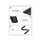 UGREEN SATA to USB C Adapter Cable, External Hard Drive Converter for 2.5" SSD and HDD, USB 3.1 Gen 2 6Gbps High Speed Data Transfer Cord Compatible with Samsung, Crucial, Kingston, WD, Seagate, Laptop, PC – Black (70610) - Ugreen India
