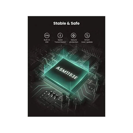 UGREEN SATA to USB C Adapter Cable, External Hard Drive Converter for 2.5" SSD and HDD, USB 3.1 Gen 2 6Gbps High Speed Data Transfer Cord Compatible with Samsung, Crucial, Kingston, WD, Seagate, Laptop, PC – Black (70610) - Ugreen India