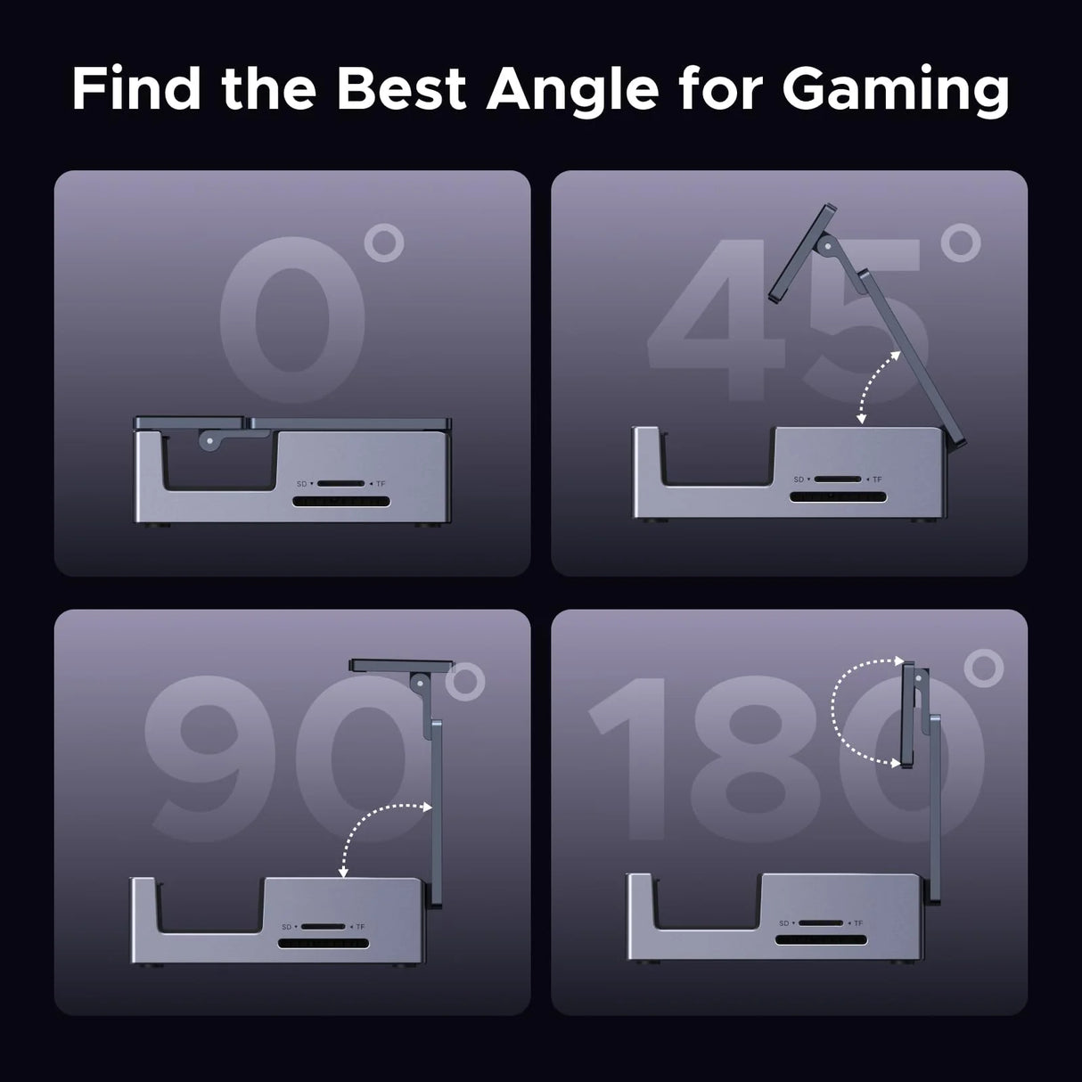 UGREEN Steam Deck Dock 9-in-1 USB-C Hub | 4K 120Hz Display, Gigabit Ethernet & 100W Fast Charging Steam Deck (55733)