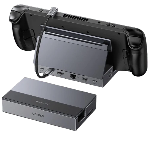 UGREEN Steam Deck Dock 9-in-1 USB-C Hub | 4K 120Hz Display, Gigabit Ethernet & 100W Fast Charging Steam Deck (55733)