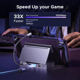 UGREEN Steam Deck Dock 9-in-1 USB-C Hub | 4K 120Hz Display, Gigabit Ethernet & 100W Fast Charging Steam Deck (55733)