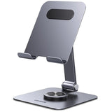 UGREEN Tablet Stand Holder for Desk 360° Rotating Base Aluminum Tablet Holder Adjustable Multi - Angle Home Office Accessories Compatible with iPad Pro Air Mini 13 12.9 11 Inch (45860) - Ugreen India