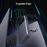UGREEN Uno 6 In 1 USB - C Hub with 10Gbps 2*USB - C & 2*USB - A Data Ports, 1*PD, 1*4K@60Hz HDMI for MacBook Pro/Air, iPad Pro, Surface, XPS, Thinkpad and More (35998) - Ugreen India