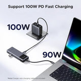 UGREEN Uno 6 In 1 USB - C Hub with 10Gbps 2*USB - C & 2*USB - A Data Ports, 1*PD, 1*4K@60Hz HDMI for MacBook Pro/Air, iPad Pro, Surface, XPS, Thinkpad and More (35998) - Ugreen India
