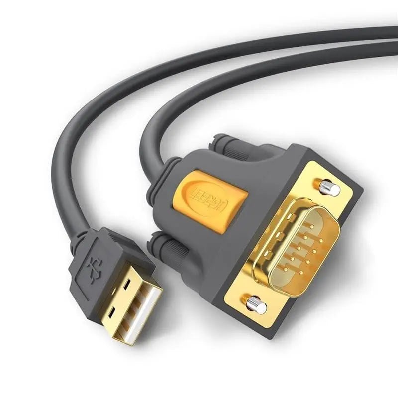 UGREEN USB 2.0 to RS232 Adapter Cable, 1M USB A Male to DB9 Male Serial Converter with PL2303 Chipset for PC, Laptop, Modem, Router, GPS, CNC, and More (20210) - Ugreen India