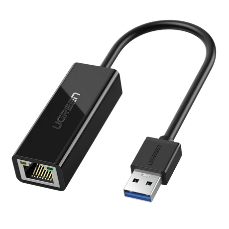 UGREEN USB 3.0 to 10/100/1000 Gigabit Ethernet Adapter Compatible for Nintendo Switch MacBook Surface Pro Laptop PC. (20256) - Ugreen India