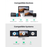 UGREEN USB 3.0 to 10/100/1000 Gigabit Ethernet Adapter Compatible for Nintendo Switch MacBook Surface Pro Laptop PC. (20256) - Ugreen India
