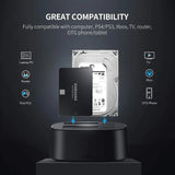 UGREEN USB 3.0 to SATA Dual - Bay(US) External Hard Drive Docking Station for 2.5 3.5 Inch SATA I II III HDD SSD, Compatible with WD Seagate Toshiba Samsung Hitachi PC Laptop TV PS4 Xbox etc. (50854) - Ugreen India