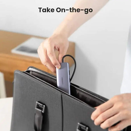 UGREEN USB - C Hub 4 - in - 1 | 3x USB 3.0 + Gigabit Ethernet | MacBook & Windows Compatible | Model 60718 - Ugreen India