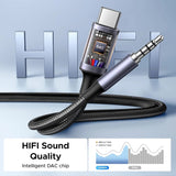UGREEN USB C to 3.5mm Audio Cable and Charger 2 in 1 Hi - Res Type C to Aux TRS Headphone Car Stereo (45009) - Ugreen India
