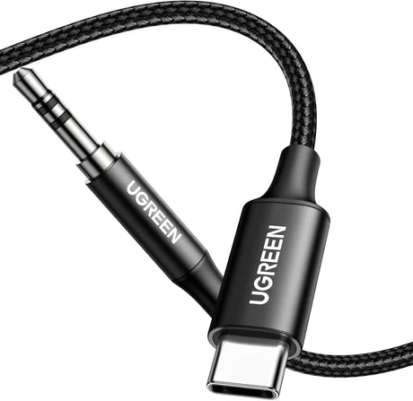 UGREEN USB - C to 3.5mm Audio Cable | Hi - Res DAC | iPhone 16/15 & Android | Model 55734 - Ugreen India