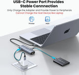 UGREEN USB C to Ethernet Adapter, 10Gbps 5 in 1 USB C Hub Ethernet with 2* USB - C 3.2, USB - A 3.2/2.0, Gigabit RJ45 for Laptop, Type C (Thunderbolt 4/3 Compatible) to Network for MacBook, XPS, iPad Pro(45320) - Ugreen India