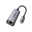 UGREEN USB C to Ethernet Adapter RJ45 to Thunderbolt 3 Type C Gigabit Network LAN 1000Mbps Converter Compatible with MacBook Pro Air iPad Pro Surface Book Chromebook Dell XPS Galaxy S20 S10, and More (50737) - Ugreen India