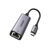 UGREEN USB C to Ethernet Adapter RJ45 to Thunderbolt 3 Type C Gigabit Network LAN 1000Mbps Converter Compatible with MacBook Pro Air iPad Pro Surface Book Chromebook Dell XPS Galaxy S20 S10, and More (50737) - Ugreen India
