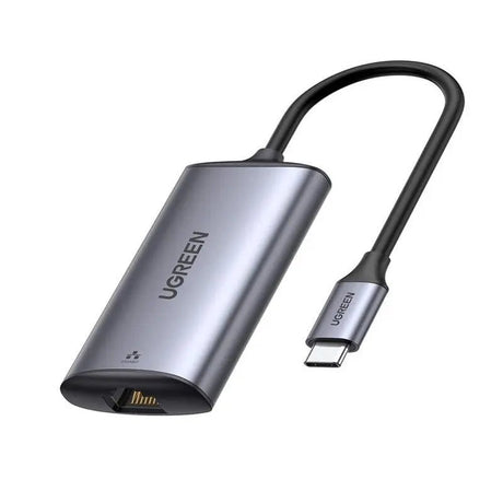 UGREEN USB C to RJ45 Adapter 2.5G, Thunderbolt 3 Compatible USB - C to Ethernet Network Adapter with Aluminum Case, Gigabit LAN for MacBook Pro/Air, iPad Pro, Dell XPS, Surface, Windows, Linux – (70446) - Ugreen India
