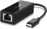 UGREEN USB Type - C Gigabit Ethernet Adapter - Black (50307) - Ugreen India