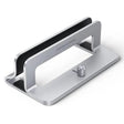 UGREEN Vertical Laptop Stand Holder for Desk Adjustable, Aluminum Dock, Compatible with MacBook, Surface Book, Chromebook, up to 15.6 Inch, Grey (20471) - Ugreen India