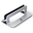 UGREEN Vertical Laptop Stand Holder for Desk Adjustable, Aluminum Dock, Compatible with MacBook, Surface Book, Chromebook, up to 15.6 Inch, Grey (20471) - Ugreen India