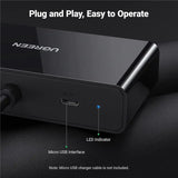 UGREEN VGA Splitter 1 In 2 Out, Full HD 1080p Video Duplicator Adapter with 1× VGA Input and 2× VGA Outputs, Supports Monitor, Projector, HDTV, PC, Laptop – Durable ABS Housing (20918) - Ugreen India