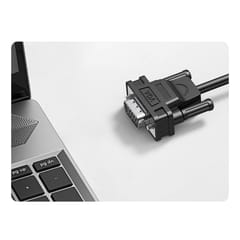 UGREEN VGA મેલ થી HDMI ફીમેલ કન્વર્ટર એડેપ્ટર, 1080P@60Hz (વિપરીત દિશા નહીં) વિડીયો ઓડિયો સિંક, પાવર સપ્લાય USB-C કેબલ(1m) અને 3.5mm ઓડિયો કેબલ, 1m (50945)