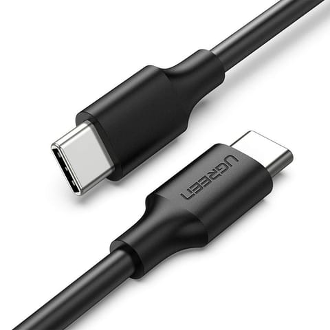UGREEN 1.5m 60W USB Type-C Male to USB Type-C Male 2.0 PD Fast Charging Cable for MacBook iPad 2018 etc. (50998)