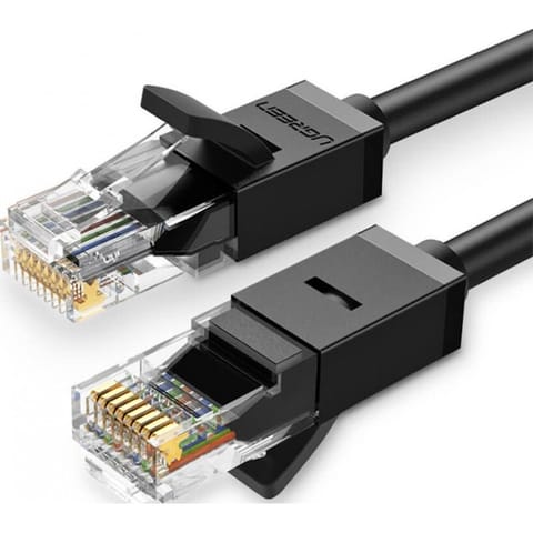Ugreen 1m Cat 6 Core-8 U/UTP 1000Mbps Lan Cable For Connecting  a computer to a printer , router, switch box or other network element (20159)