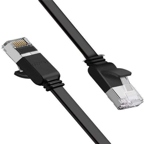 Ugreen 5m Cat 6 U/UTP 1000Mbps Pure Copper Flat Lan Cable For Connecting  a computer to a printer , router, switch box or other network element (50187)