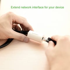 UGREEN Anti-Thunder RJ45 Ethernet Lan Adapter Connector for Network Cable Extension, 1000Mbps (30837)