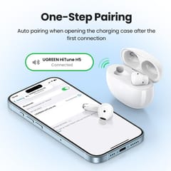 Ugreen HiTune H5 True Wireless Bluetooth V5.3 Active Noise Canceling Earbuds with 26H ব্যাটারি 13.6mm ড্রাইভার - সাদা(15612)
